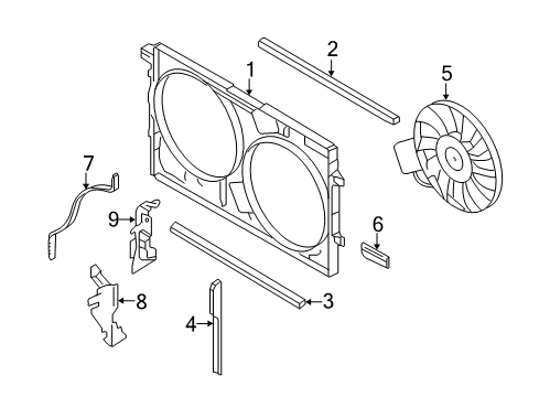 2006 Volkswagen Phaeton Cooling Fan Diagram