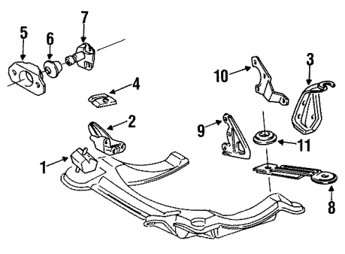 1992 Volkswagen Fox Engine Mounting Diagram