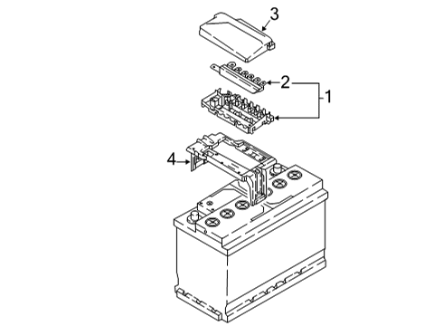 2025 Volkswagen Atlas Cross Sport Fuse & Relay