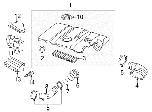 2012 Volkswagen Jetta Air Intake Diagram