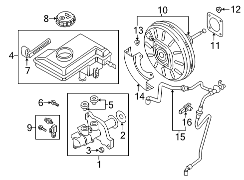 2018 Volkswagen Atlas Hydraulic System - Brakes Diagram 2