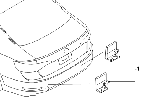 2025 Volkswagen Jetta Antenna & Radio Diagram