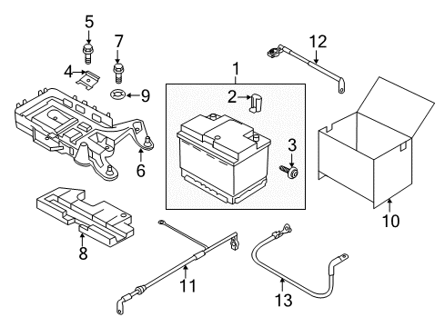 2015 Volkswagen Beetle Battery