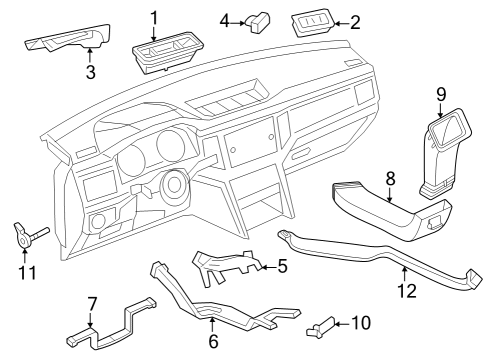 2024 Volkswagen Atlas Cross Sport Automatic Temperature Controls Diagram