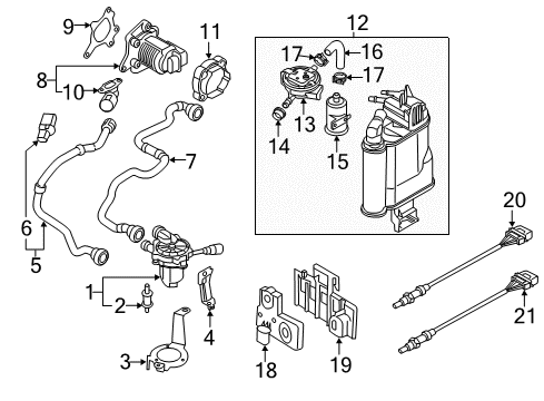 2019 Volkswagen Golf SportWagen Powertrain Control Diagram