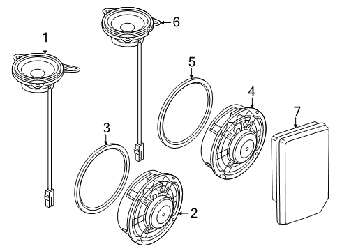 2025 Volkswagen ID. Buzz Sound System Diagram 3