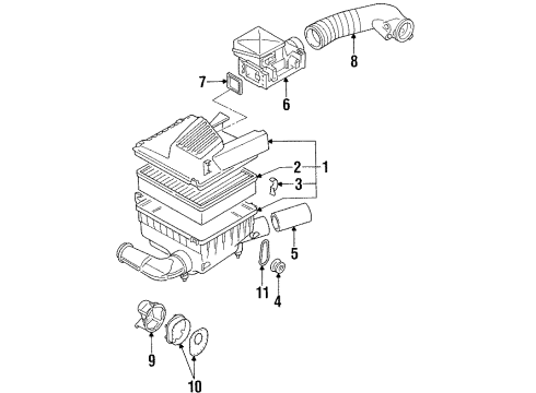 1999 Volkswagen Golf Air Inlet Diagram