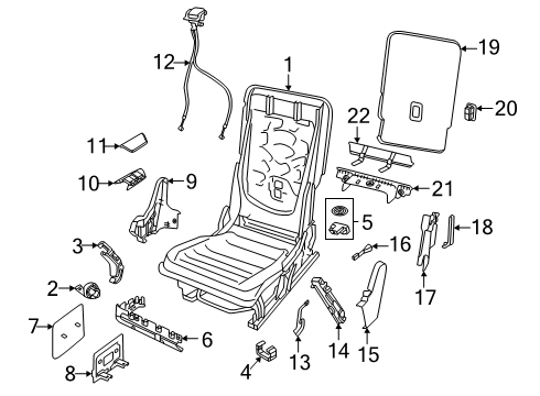 2025 Volkswagen ID. Buzz Rear Seat