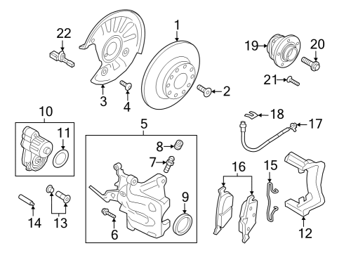 2020 Volkswagen Arteon Anti-Lock Brakes Diagram