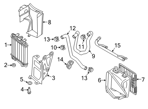 2015 Volkswagen Golf R Tube Diagram for 5Q0-121-070-AP