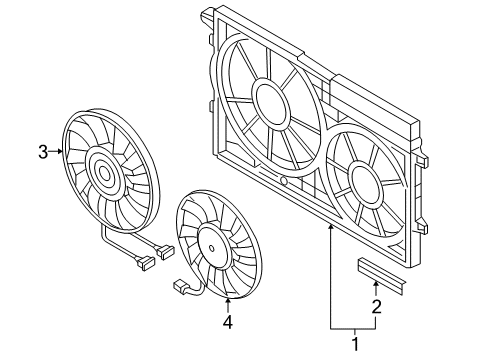 2014 Volkswagen CC Cooling Fan Diagram