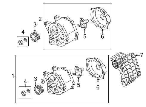2013 Volkswagen Touareg Alternator
