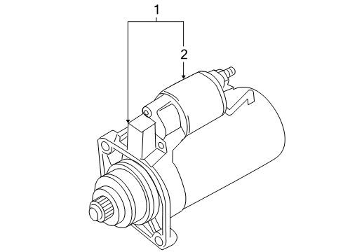 2005 Volkswagen Jetta Starter Diagram 3
