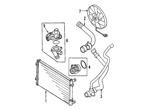 2005 Volkswagen Golf Cooling Fan Diagram