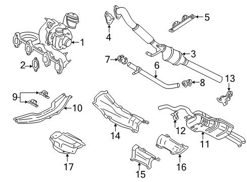 2004 Volkswagen Jetta Exhaust Manifold Diagram 3