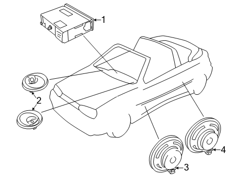 2000 Volkswagen Cabrio Sound System