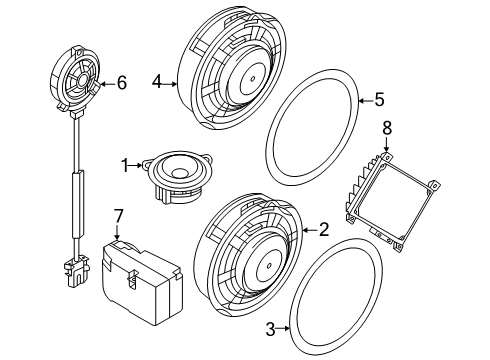 2024 Volkswagen ID.4 Sound System Diagram