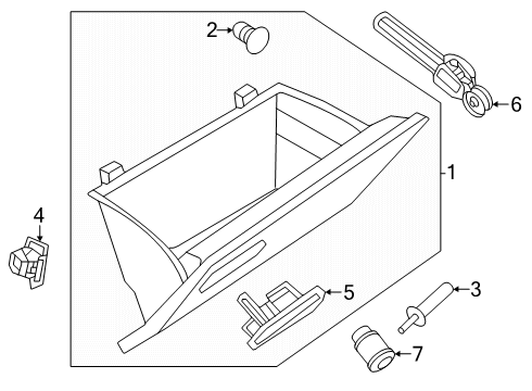 2025 Volkswagen ID. Buzz Glove Box