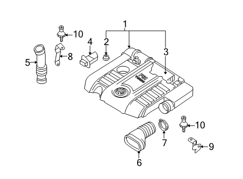 2006 Volkswagen Jetta Air Intake Diagram
