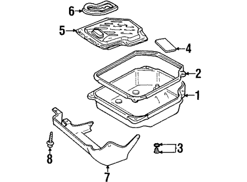 1995 Volkswagen Cabrio Automatic Transmission Diagram