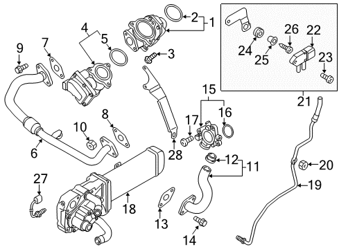 2014 Volkswagen Beetle Diesel Aftertreatment System Diagram