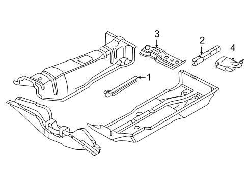 2001 Volkswagen Jetta Tracks & Components