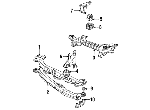 1987 Volkswagen Jetta Engine Mounting Diagram
