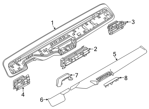 2025 Volkswagen ID. Buzz Instrument Panel Components