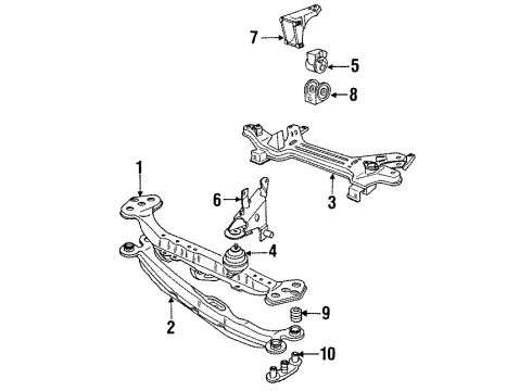 1990 Volkswagen Jetta Engine Mounting Diagram 3