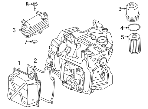 2009 Volkswagen Rabbit Transaxle Parts Diagram