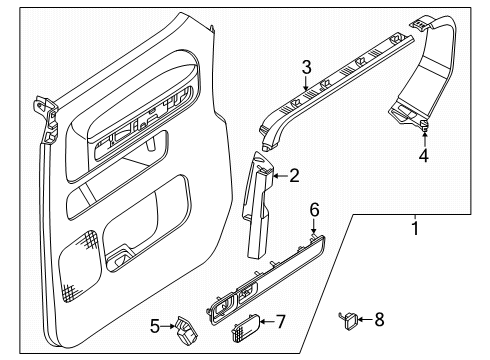 2025 Volkswagen ID. Buzz Interior Trim - Side Door