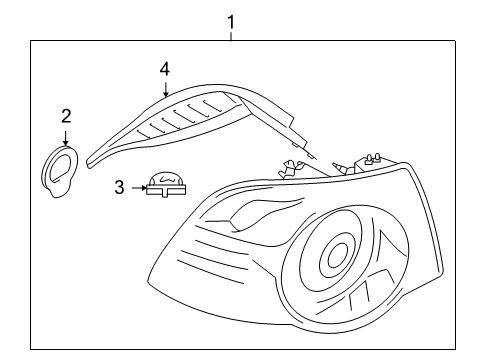 2010 Volkswagen Eos Tail Lamps Diagram
