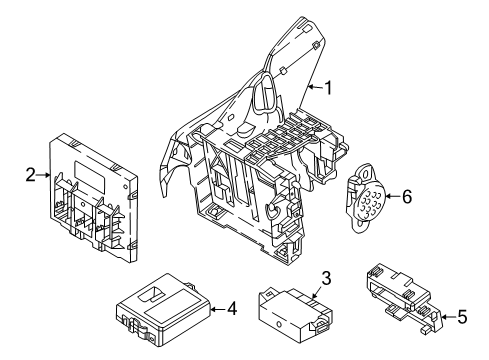 2023 Volkswagen Tiguan Control Module Diagram