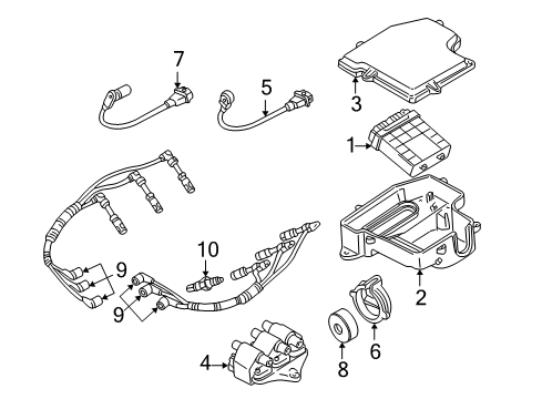 2001 Volkswagen Passat Ignition System Diagram