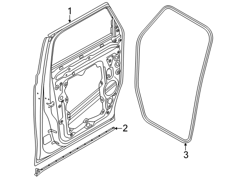 2025 Volkswagen ID. Buzz Door & Components