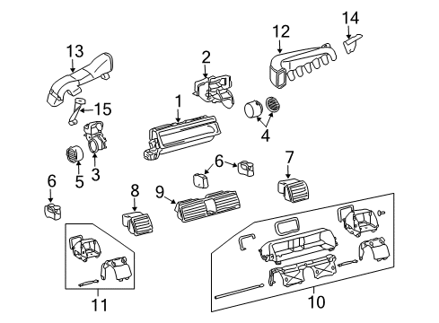 2005 Volkswagen Phaeton Ducts Diagram