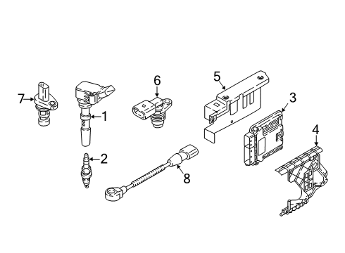 2018 Volkswagen Atlas Ignition System Diagram