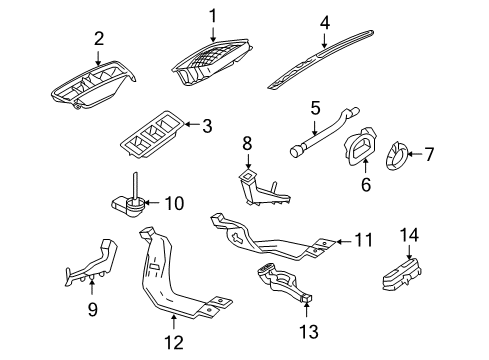 2012 Volkswagen GTI Ducts Diagram