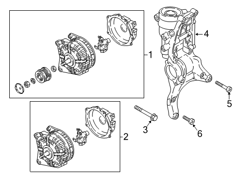 2023 Volkswagen Tiguan Alternator