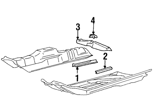 1997 Volkswagen Jetta Tracks & Components