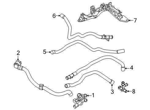 2025 Volkswagen ID. Buzz Hoses, Lines & Pipes Diagram 3