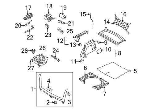 2009 Volkswagen GTI Strap Diagram for 6Q0-867-749-A