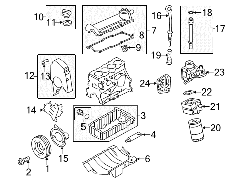 2012 Volkswagen Jetta Engine Parts Diagram 6