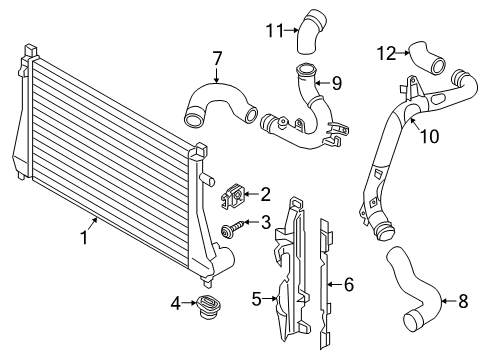 2021 Volkswagen Arteon Intercooler Diagram