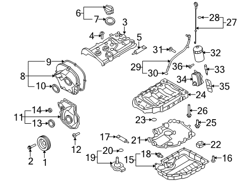 2012 Volkswagen Beetle Engine Parts Diagram 2