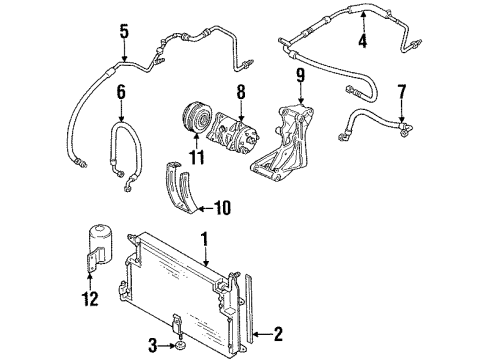 1990 Volkswagen Passat A/C Compressor
