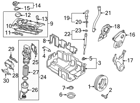 2012 Volkswagen Golf R Filters Diagram