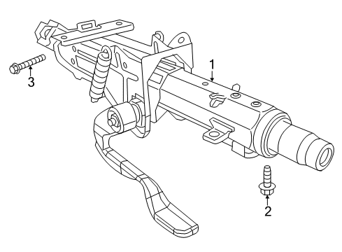 2015 Volkswagen Jetta Steering Column Assembly Diagram