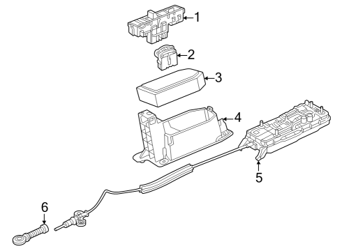 2024 Volkswagen Atlas Cross Sport Gear Shift Control - AT Diagram