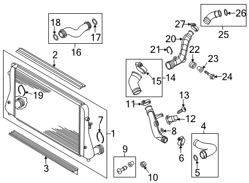 2012 Volkswagen Beetle Intercooler Diagram